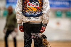 Knut Fuchs mit seinem Hund bei der CACIT Germany 2025 in der Ostbayernhalle