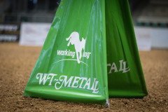 Revierversteck mit Working-dog-Logo bei der CACIT Germany 2025 in der Ostbayernhalle