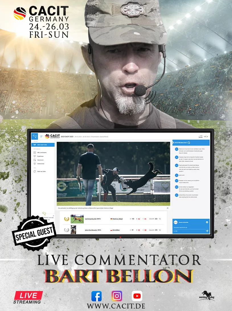 CACIT Germany Live Kommentator Bart Bellon